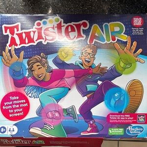 Hasbro Twister Air Game - Vibrant Red, Blue, Green
